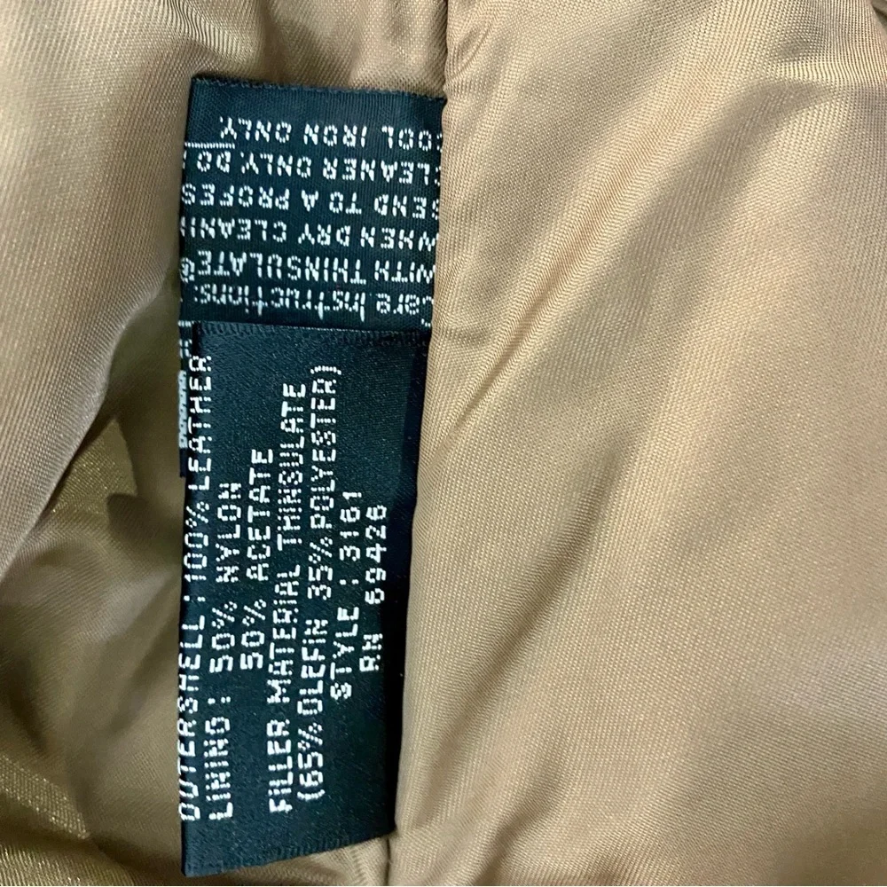 Vintage Byrnes & Baker FABULOUS 80s Leather Animal Print Jacket, Belted, Size S - Picture 7 of 11